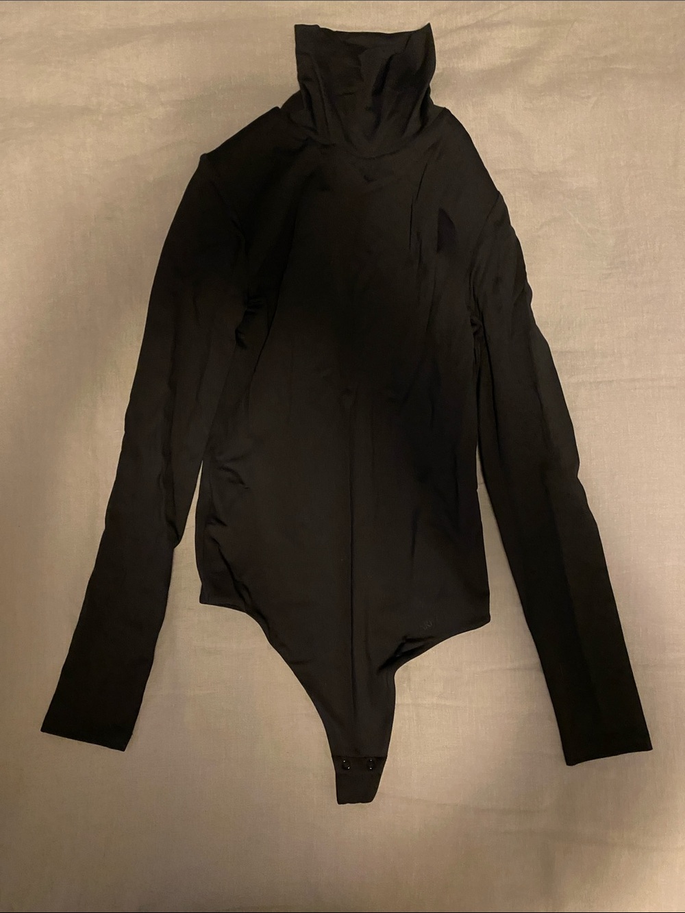 Aritzia Contour Black Turtleneck Long Sleeve Bodysuit